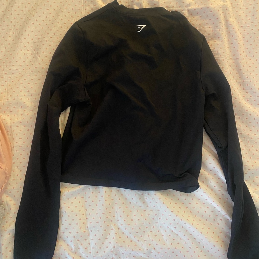 Gymshark Black Zippered Athletic Jacket